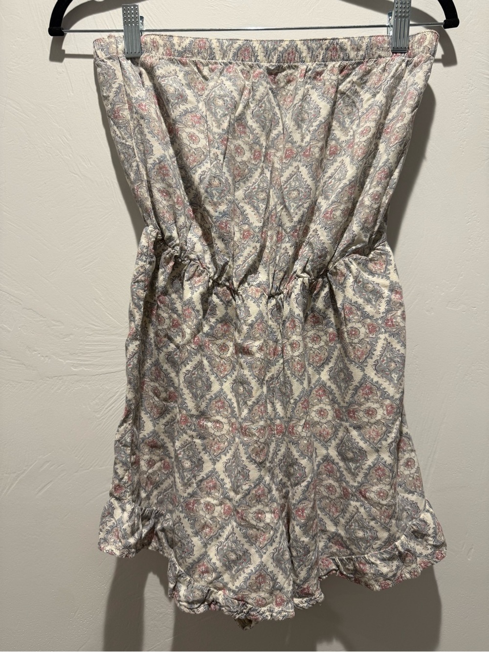 Abercrombie & Fitch strapless paisley romper